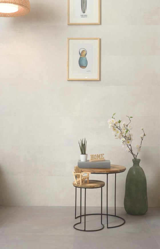 Touch White Ceramic Wall Tile 270x420mm